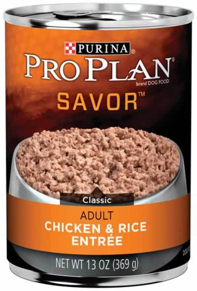Pro Plan Savor Chicken & Rice Canned Dog Food, 13 Oz. - CountryMax