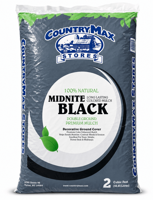 CountryMax Midnite Black Premium Hardwood Mulch, 2 Cu. Ft
