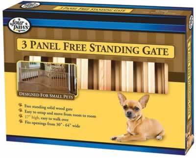 four paws walk over gate