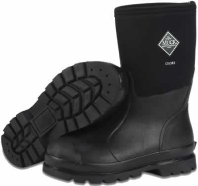 Muck Boot Company Unisex Size Men\'s 5, Women\'s 6 Chore Mid Calf Boots - Black Men main image 2