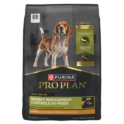 Purina Pro Plan Adult Shredded Blend Weight Management Formula Dry