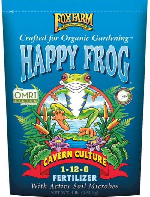 FoxFarm Happy Frog Cavern Culture 1 - 12 - 0 Fertilizer 4 Pounds