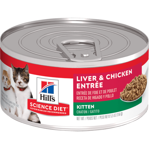 Hill's Science Diet Kitten Liver & Chicken Entree Canned Cat Food
