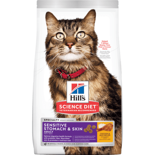 Hill's Science Diet Adult Sensitive Stomach & Skin Dry Cat Food