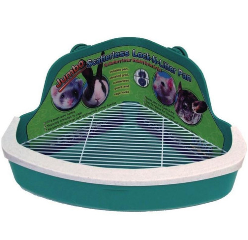 scatterless litter pan