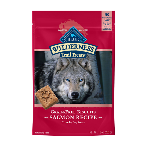 Blue Buffalo Wilderness GrainFree Trail Treats Salmon Biscuits Dog