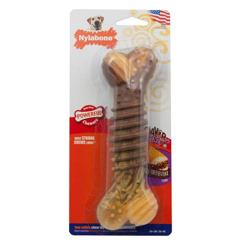 Nylabone DuraChew Souper Flavor Frenzy Cheesesteak Flavor Bone Dog