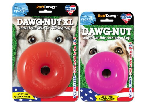 RuffDawg Rubber Dawg-Nut Retrieving Dog Toy - CountryMax