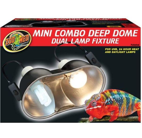 Zoo Med Mini Combo Deep Dome Lamp Fixture - CountryMax