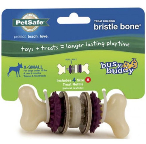 Premier Small Busy Buddy Bristle Bone Dog Toy - Pet Food Warehouse