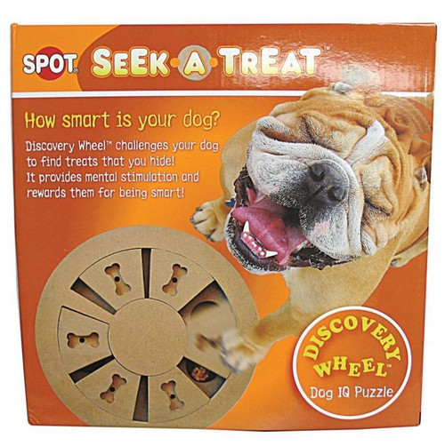 ETHICAL PET Seek-A-Treat Advanced Challenge Triple Twist Puzzle Dog Toy 