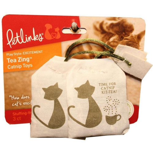 Petlinks Tea Zing 100% Catnip Toy, 3 Piece - CountryMax