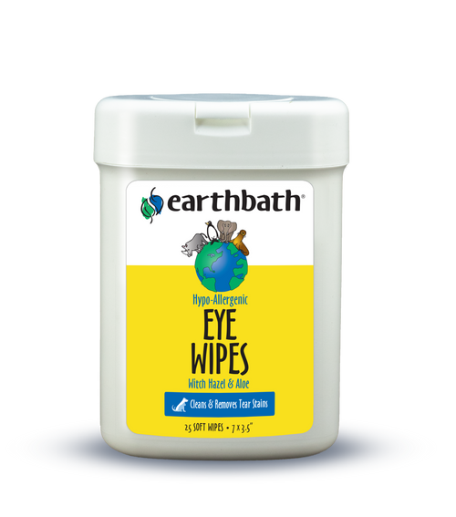 Earthbath Hypoallergenic Eye Wipes, 25 Count CountryMax