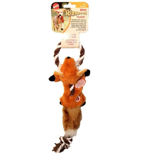 Spot Mini Skinneeez Tugs Fox Dog Toy, 14