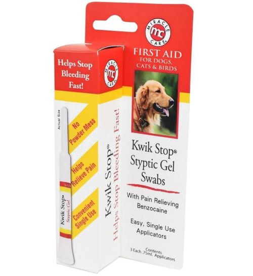 Miracle Care Kwik Stop Styptic Gel Swabs - CountryMax