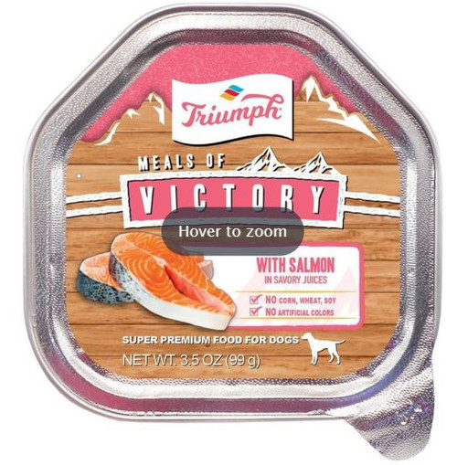 Triumph Victory Salmon Wet Cup Dog Food, 3.5 oz. - CountryMax