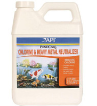 API Pondcare Chlorine And Heavy metal Neutralizer, 32 oz.