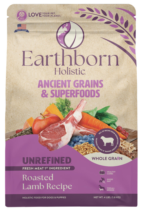 Earthborn Unrefined Holistic Roasted Lamb Dog Food CountryMax