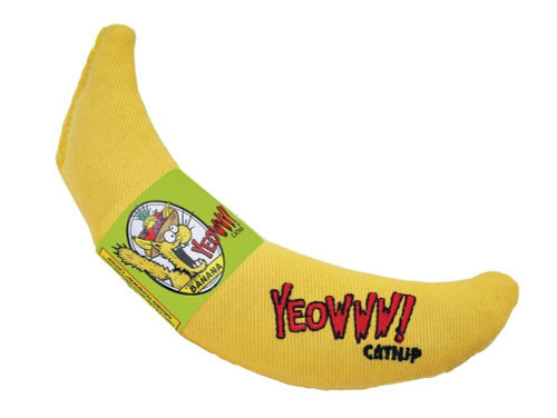 Banana Toy Cosmic Catnip Banana DuckyWorld Yeowww! Banana Cat Toy