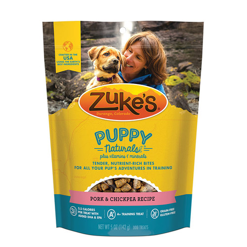 Zuke's Puppy Naturals Pork & Chickpea Dog Treats, 5 OZ. - CountryMax