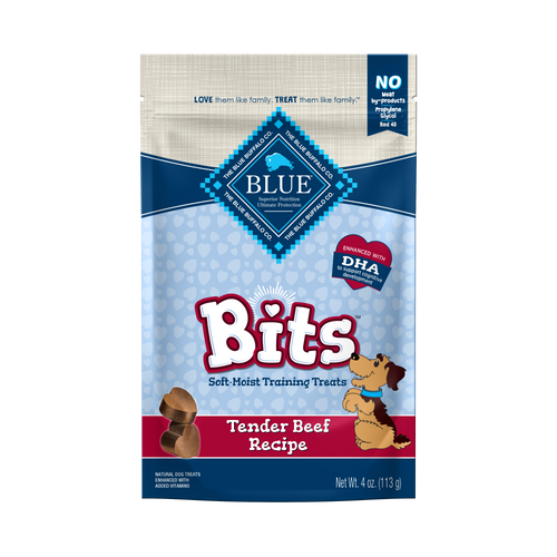 Blue Buffalo Blue Bits Tender Beef Recipe SoftMoist Training Dog
