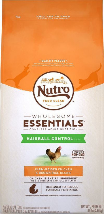 Nutro cat shop food hairball