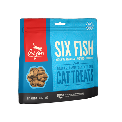 Orijen Freeze Dried Six Fish Cat Treats, 1.25 Oz. - CountryMax