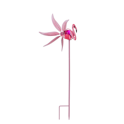 Evergreen Solar Flamingo Staked Wind Spinner, 36