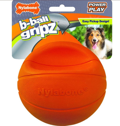 Nylabone Power Play Basketball Gripz Dog Toy, Large - CountryMax