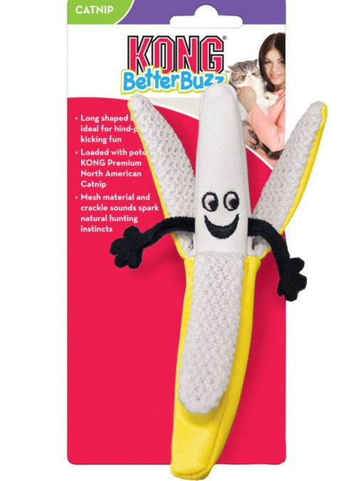 Kong Better Buzz Banana Catnip Toy