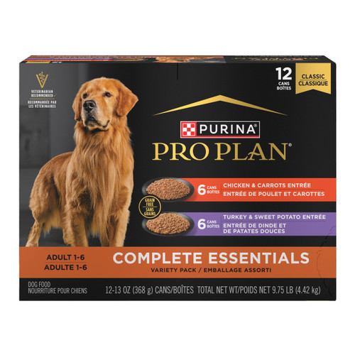 Purina Pro Plan Savor Grain-Free Variety Pack Canned Dog Food, 12