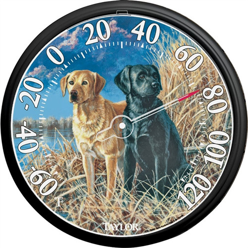 Black Labrador Thermometer