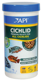 API Cichlid Premium Floating Pellets Fish Food, 4.2 Oz.