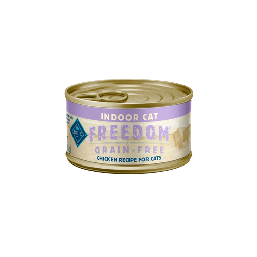 View of Blue Buffalo Freedom Grain-Free Indoor Chicken Recipe Canned Cat Food ...