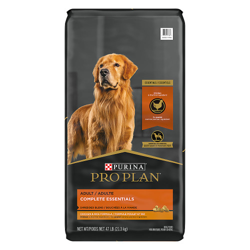 Pro Plan Shredded Blend Chicken & Rice Dog Food, 47 Lb. CountryMax