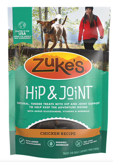 Zuke's Hip & Joint Chicken Dog Treats, 6 Oz.