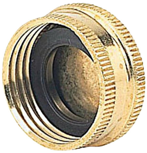 Gilmour Brass Hose Cap W/Washer