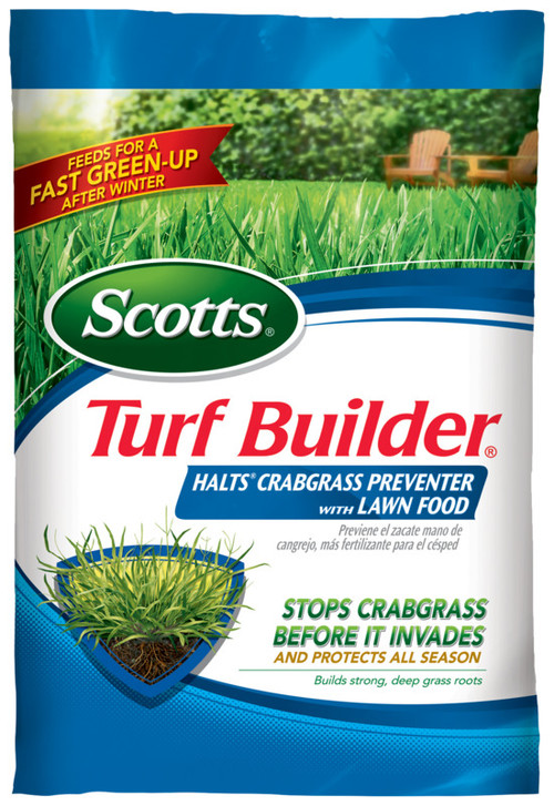 Scotts Turf Builder Halts Crabgrass Preventer W/Lawn Food, 13.35lb. Bag