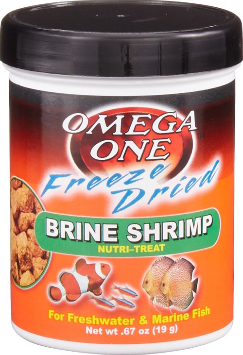 One Freeze Dried Shrimp For Betta Fish Omega One Freeze-Dried