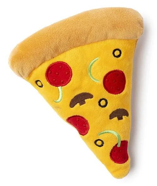 FuzzYard Pizza Plush Dog Toy