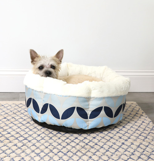Petmate Round Pet Bed with Elliptical Bolster main image 0