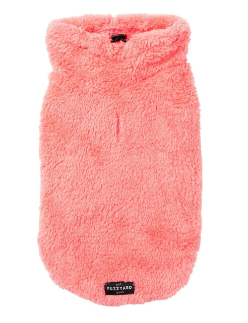 FuzzYard Turtle Teddy Peach Dog Sweater