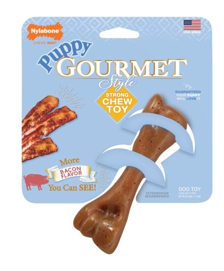 Nylabone Puppy Gourmet Chew Bacon Femur