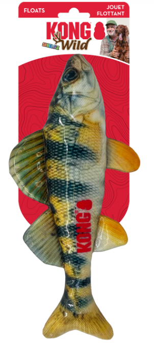 KONG Wild Shieldz Fish Dog Toy