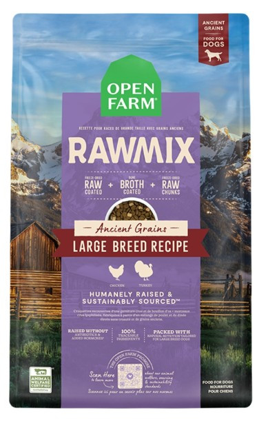 Snapshot of Large Breed Dog Kibble Without Grains