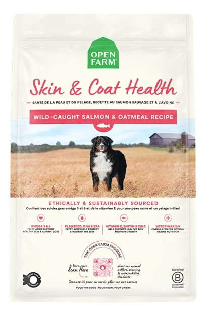 Open Farm Salmon & Oatmeal Skin & Coat Health Dog Kibble