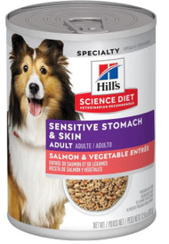 Hill's Science Diet Adult Sensitive Stomach & Skin Tender Chicken & Vegetable Stew Wet Dog Food 12.5 oz