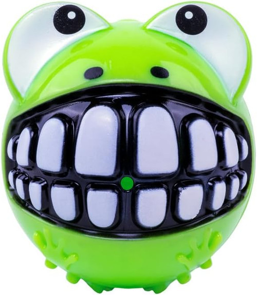 KONG Grinz Dog Toy, Frog