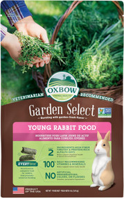 Oxbow Garden Select Rabbit Food, Young Alfalfa Pellets, 4 lbs.
