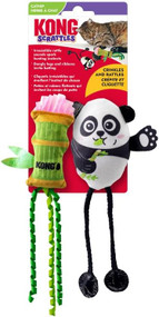 KONG Scrattles Panda Cat Toy